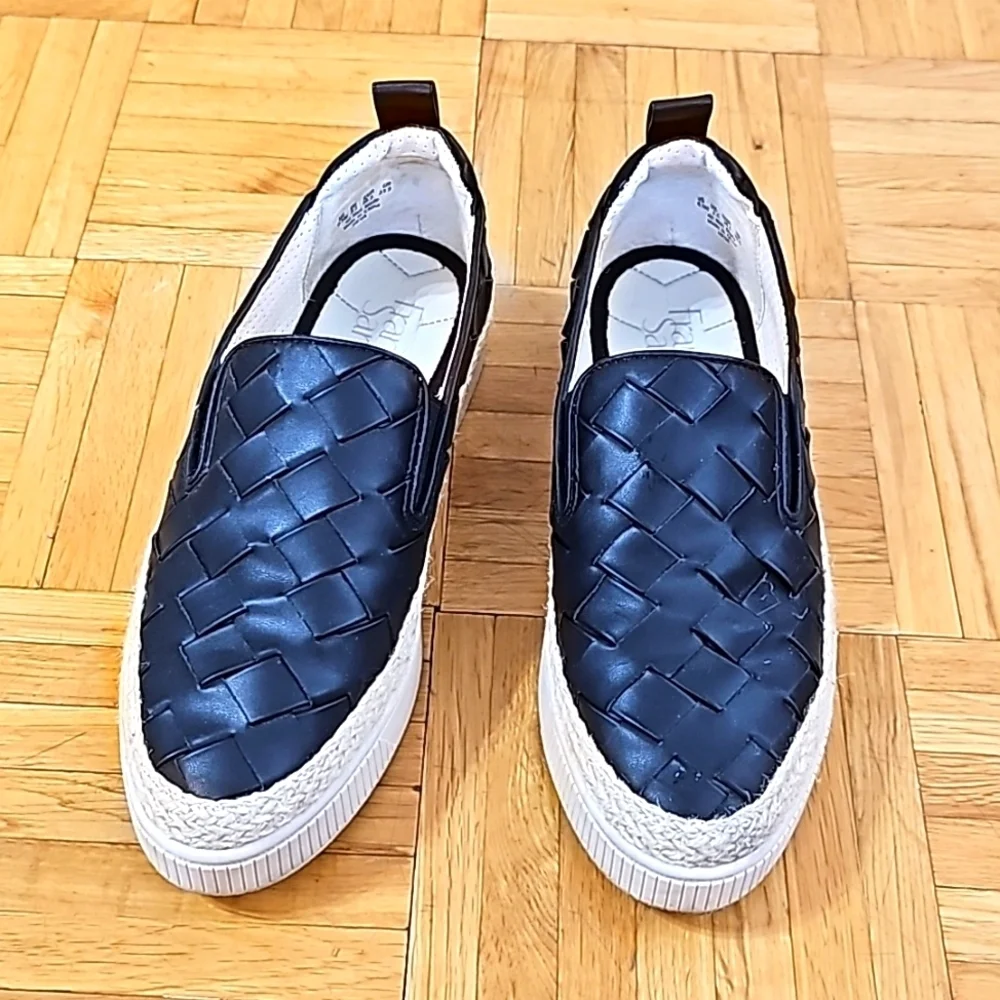 Womens Woven Espadrille Casual and Fashion Sneakers, Franco Sarto Homer 3, 6.5M